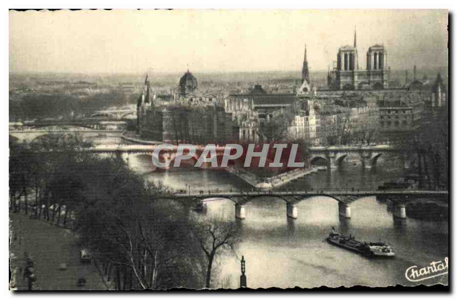 Paris - 1 - La Pointe de la Cite et les Ponts - CPA 