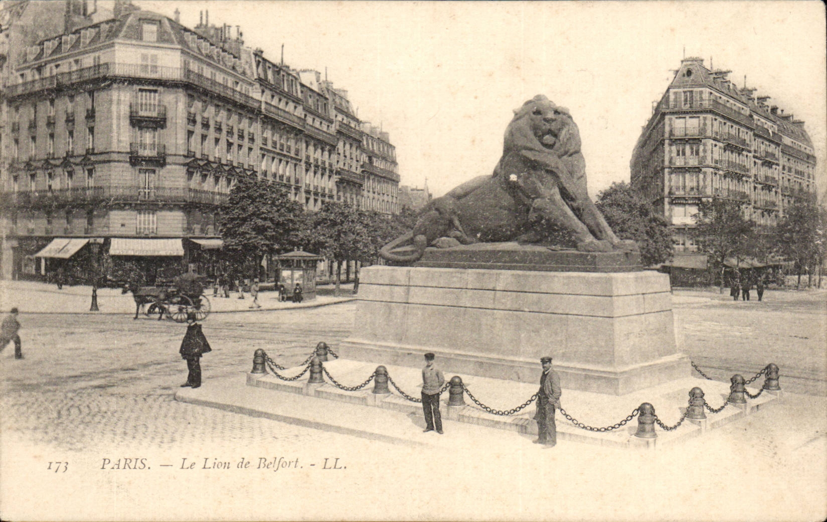 Paris - 14 - Le Lion de Belfort - CPA 