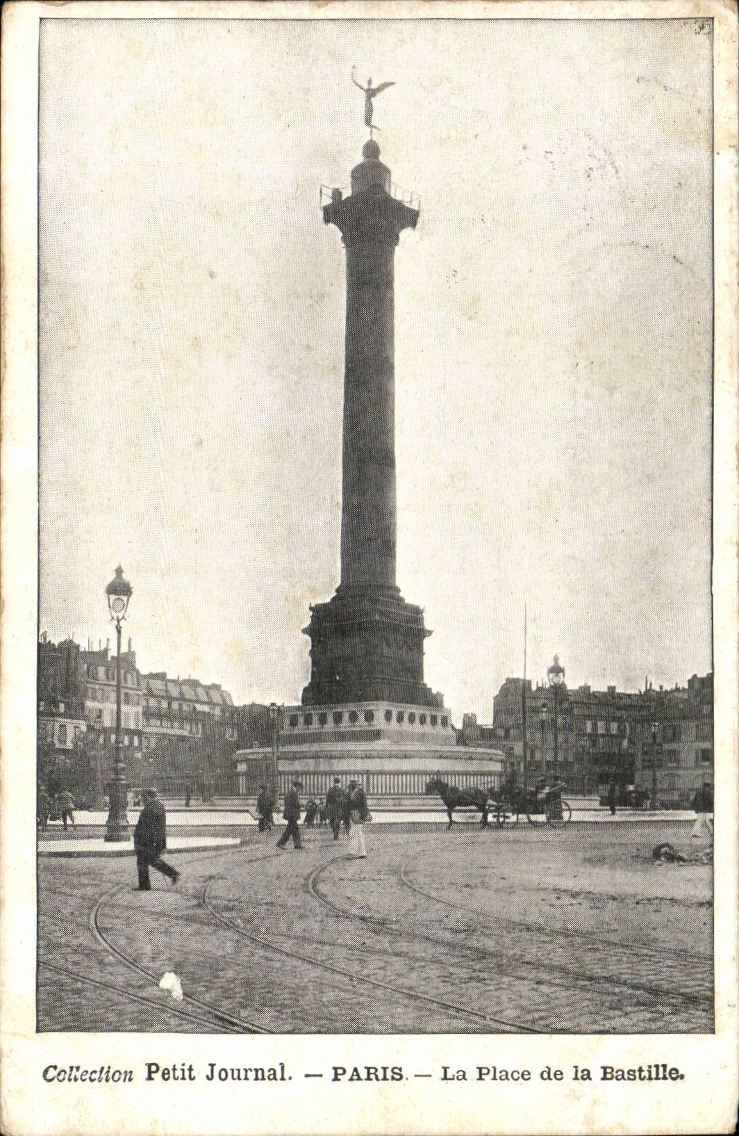 Paris - 10 - Collection Petit Journal - La Place de la Bastille - CPA 