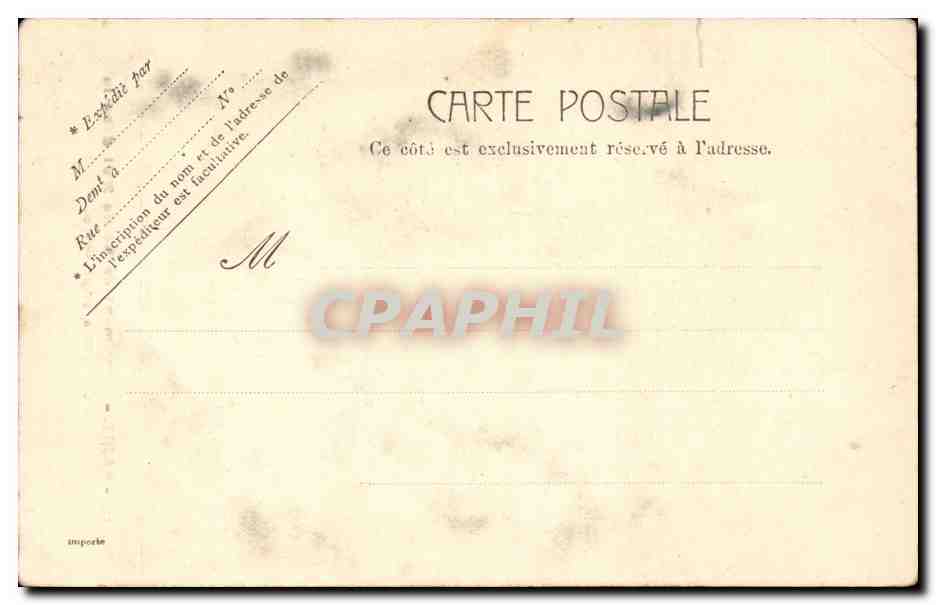 Paris - 1 - Monument de Louis XVI dans la Chapelle explatoire - CPA  — Rückseite