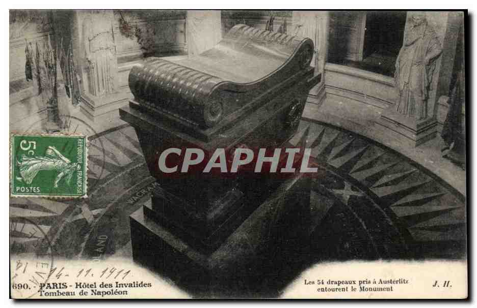 Paris - 7 - Hotel des Invalides - Tombeau de Napoleon CPA 