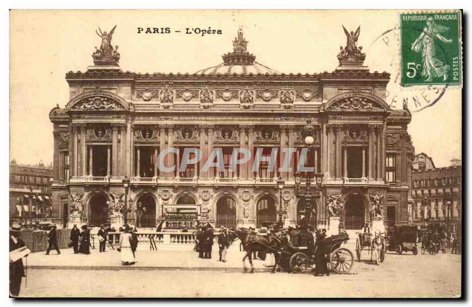 Paris - L'Opera CPA 