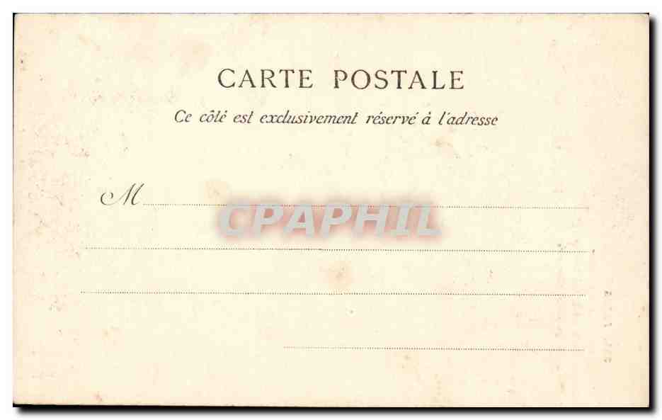 Paris CPA Saint Eustache — Verso