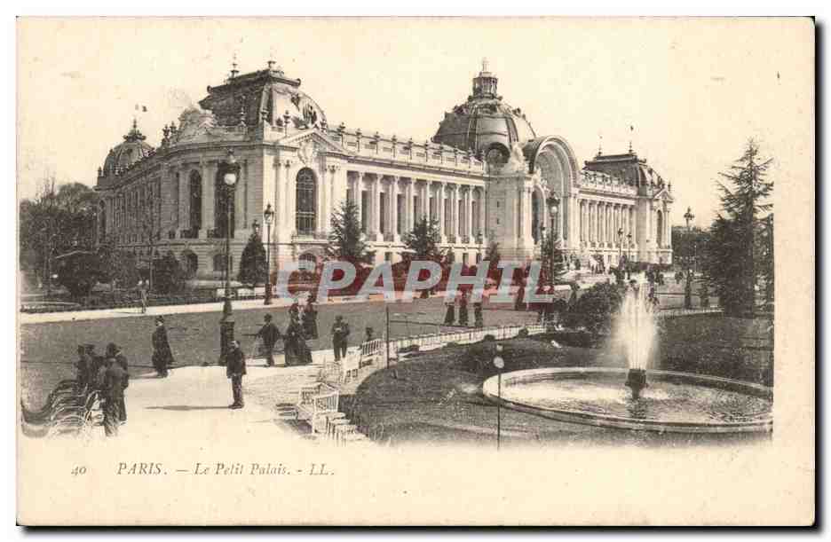 Paris - 8 - Le Petit Palais CPA 
