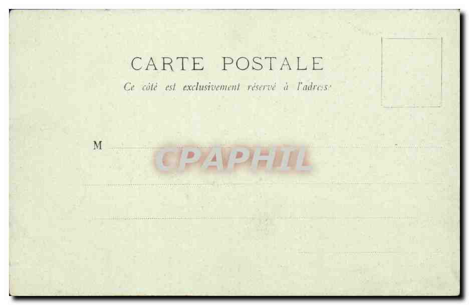 Paris - 8 - Le Petit Palais CPA  — Rückseite