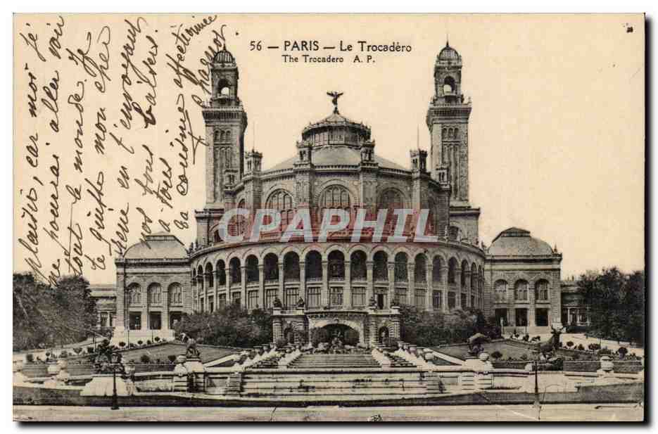 Paris - 16 - Le Trocadero CPA 