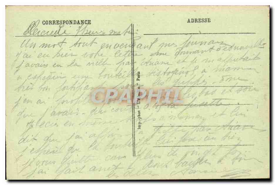 Paris - 1 - Rue du Rivoli et les Jardins des Tuileries - CPA -  — Rückseite
