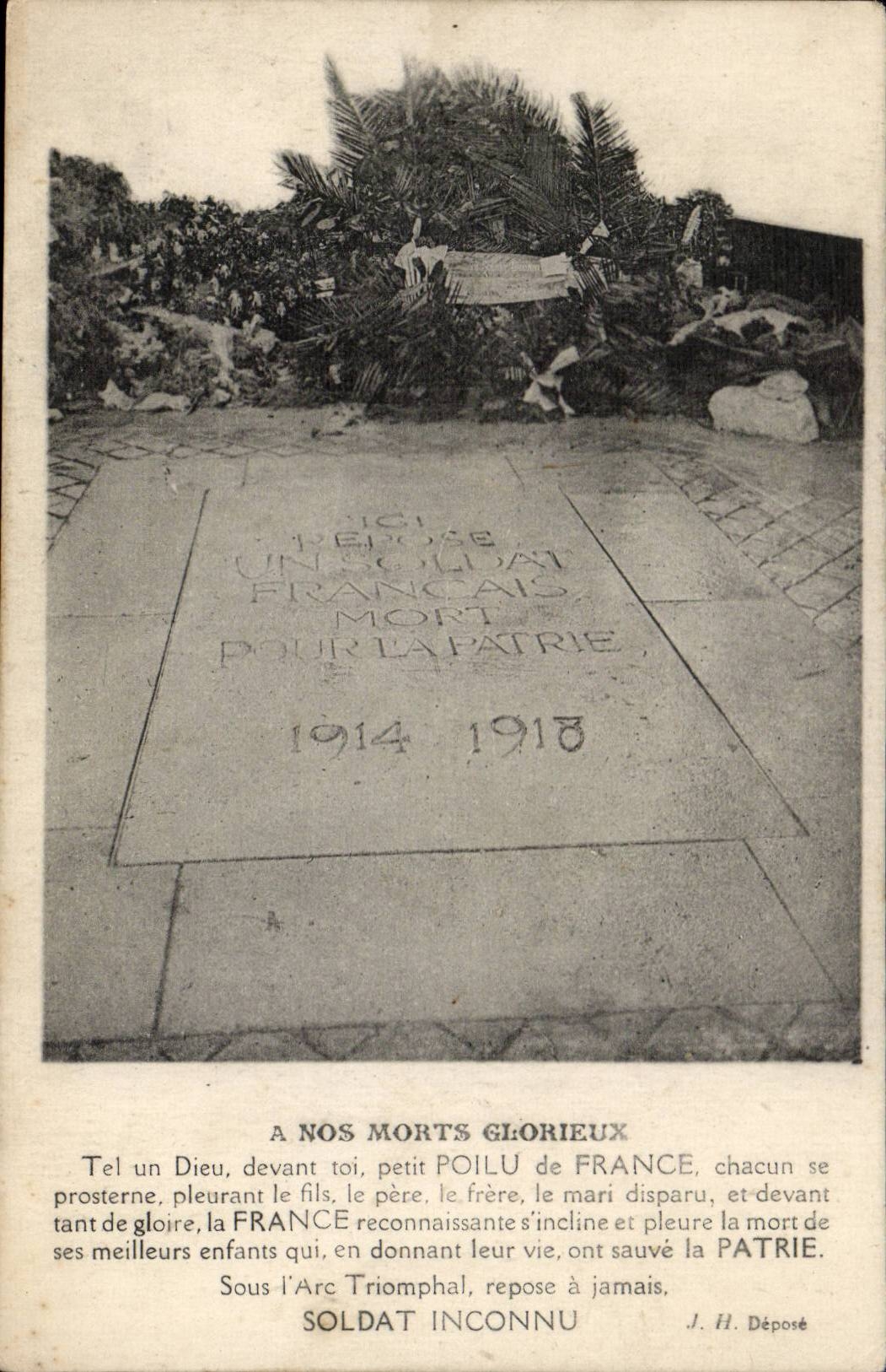 Paris - 8 - Nos Morts Glorieux - Soldat Inconnu - L'Arc de Triomphe - CPA - 