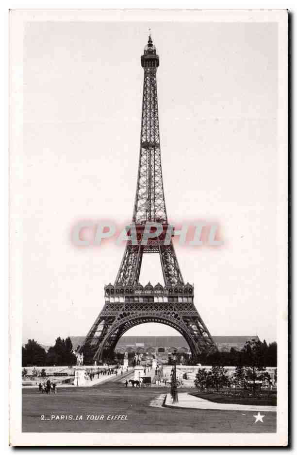 Paris - La Tour Eiffel - Eiffel Tower - CPA - 
