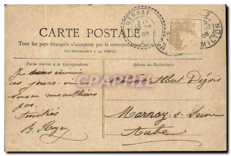 Paris - 10 - Le Petit Journal - Facade Rue Lafayette 61 et Facade Rue Codet 21 CPA -  — Verso