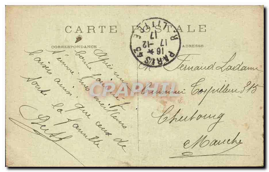 Paris - 4 - Le Pont d'Arcole et l'Hotel de Ville - CPA -  — Rückseite