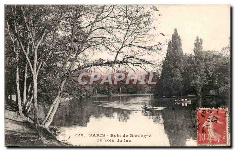 Paris - 16 - Bois de Boulogne - Un Coin du Lac - CPA 