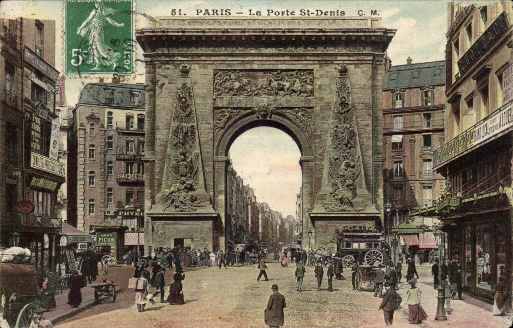 Paris - 10 - La Porte St Denis - CPA 