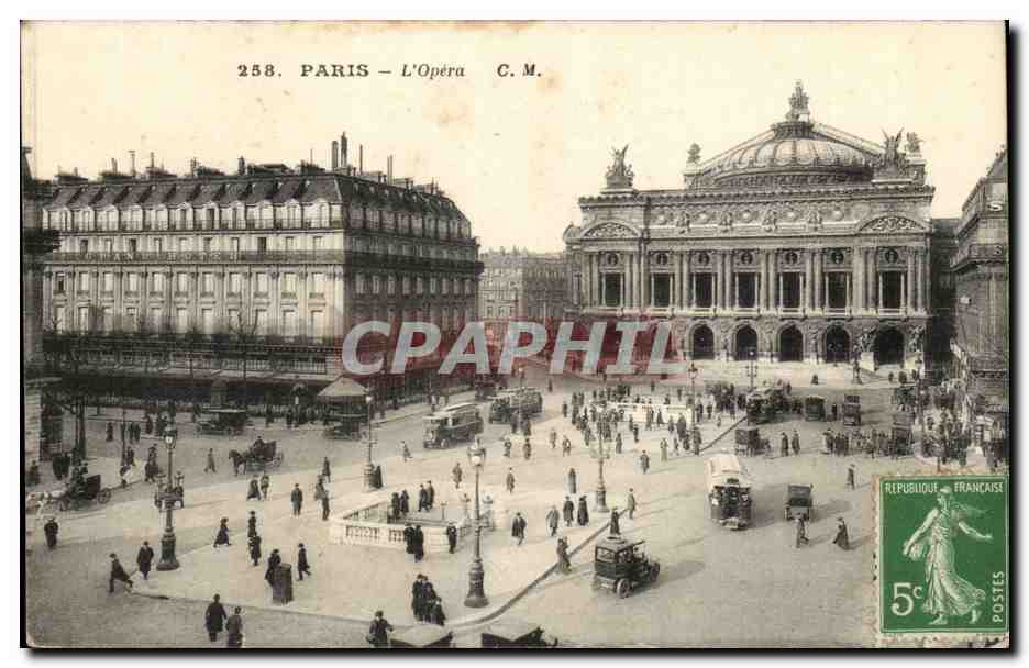 Paris - 8 - L'Opera CPA 