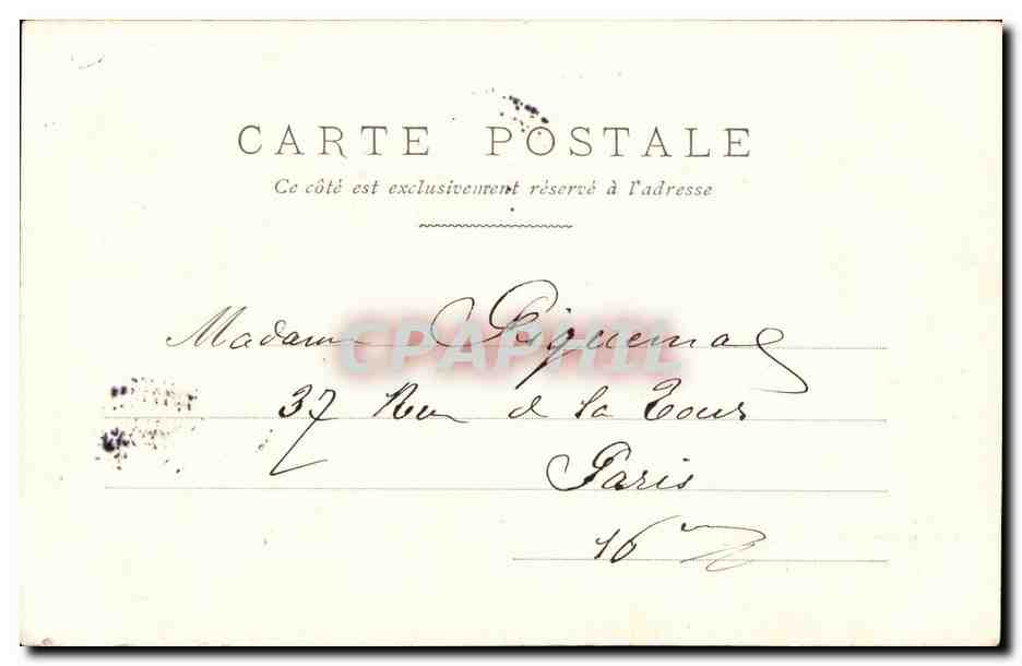 Paris 1 - Bourse du Commerce - CPA  — Rückseite