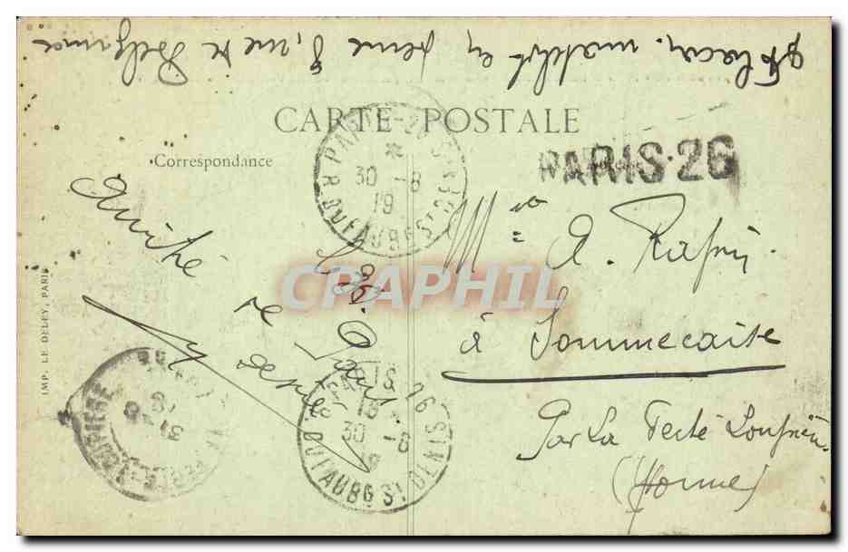 Paris 5 - Ile de la Cite et Pont Neuf - Bateau - CPA  — Rückseite