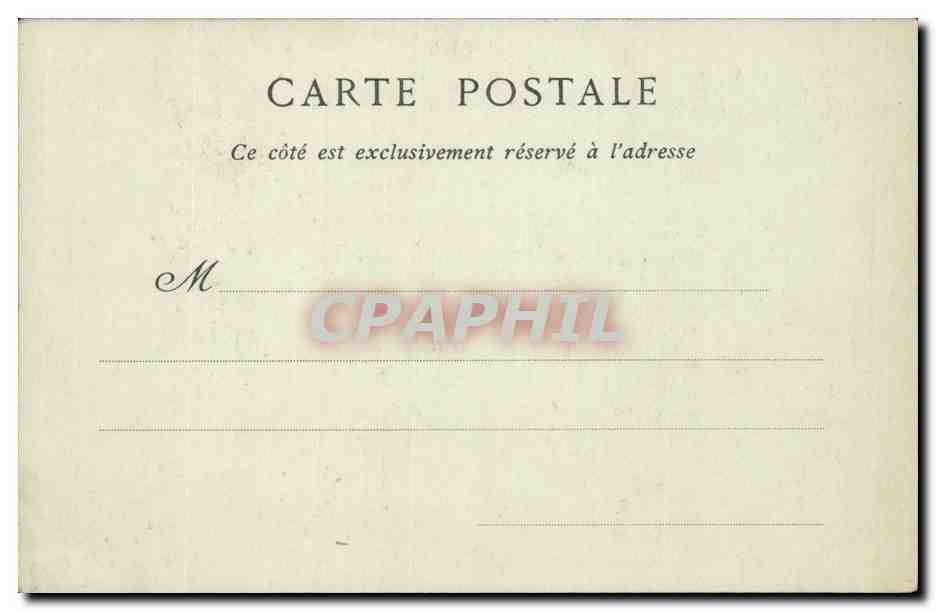 Paris 4 - Notre Dame - Chimeres - CPA  — Rückseite