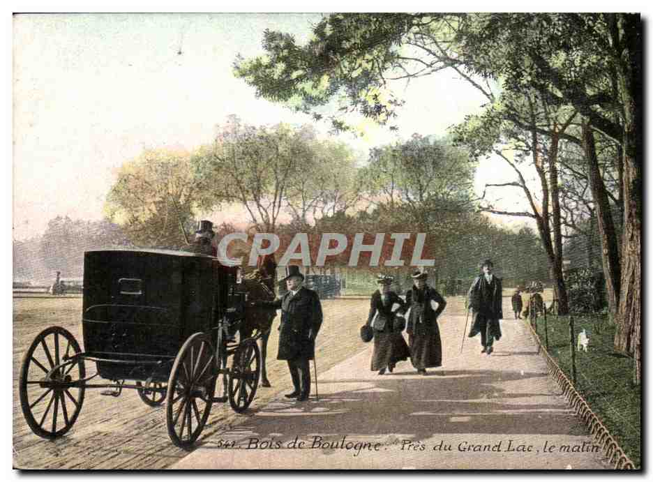 Paris 16 - Pres du Grand Lac le Matin - Bois de Boulogne - CPA 