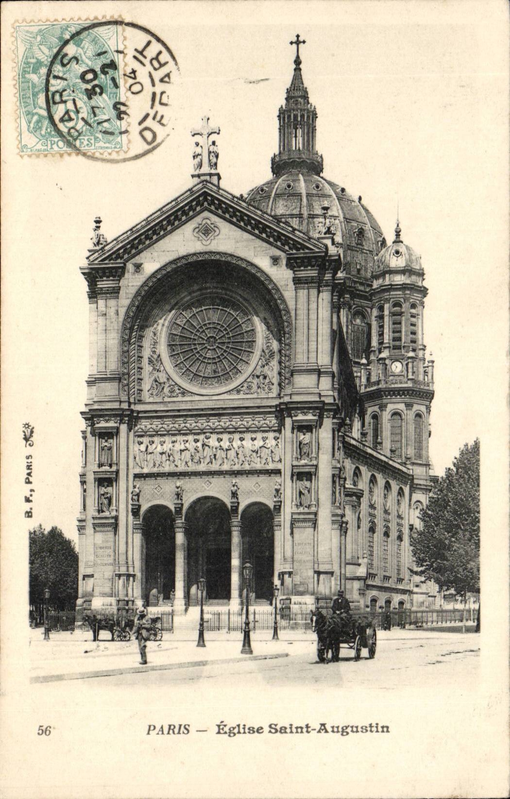 Paris 8 - Eglise Saint Augustin - CPA 