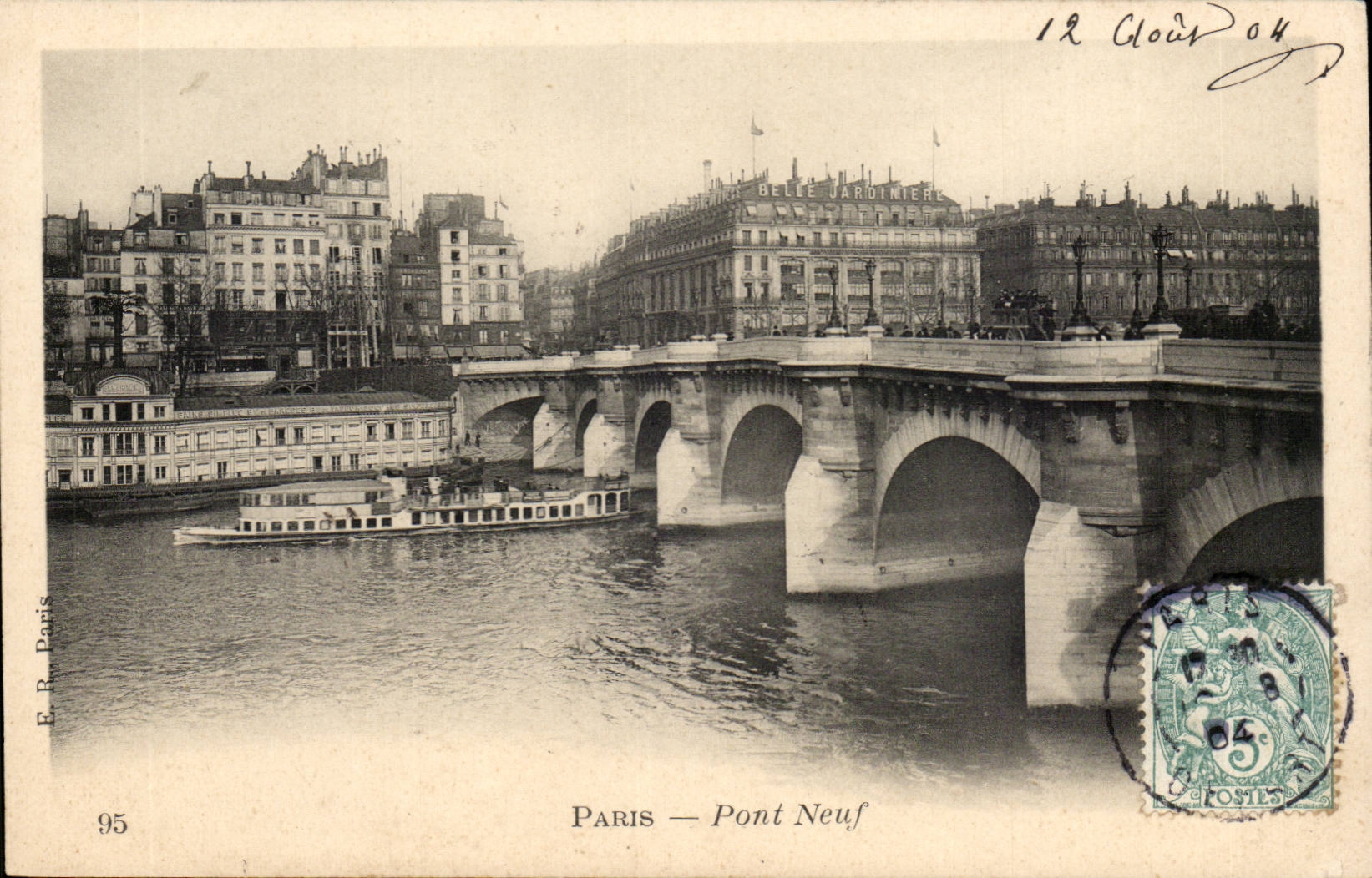 Paris 5 - Le Pont Neuf - CPA Magasin Belle Jardiniere