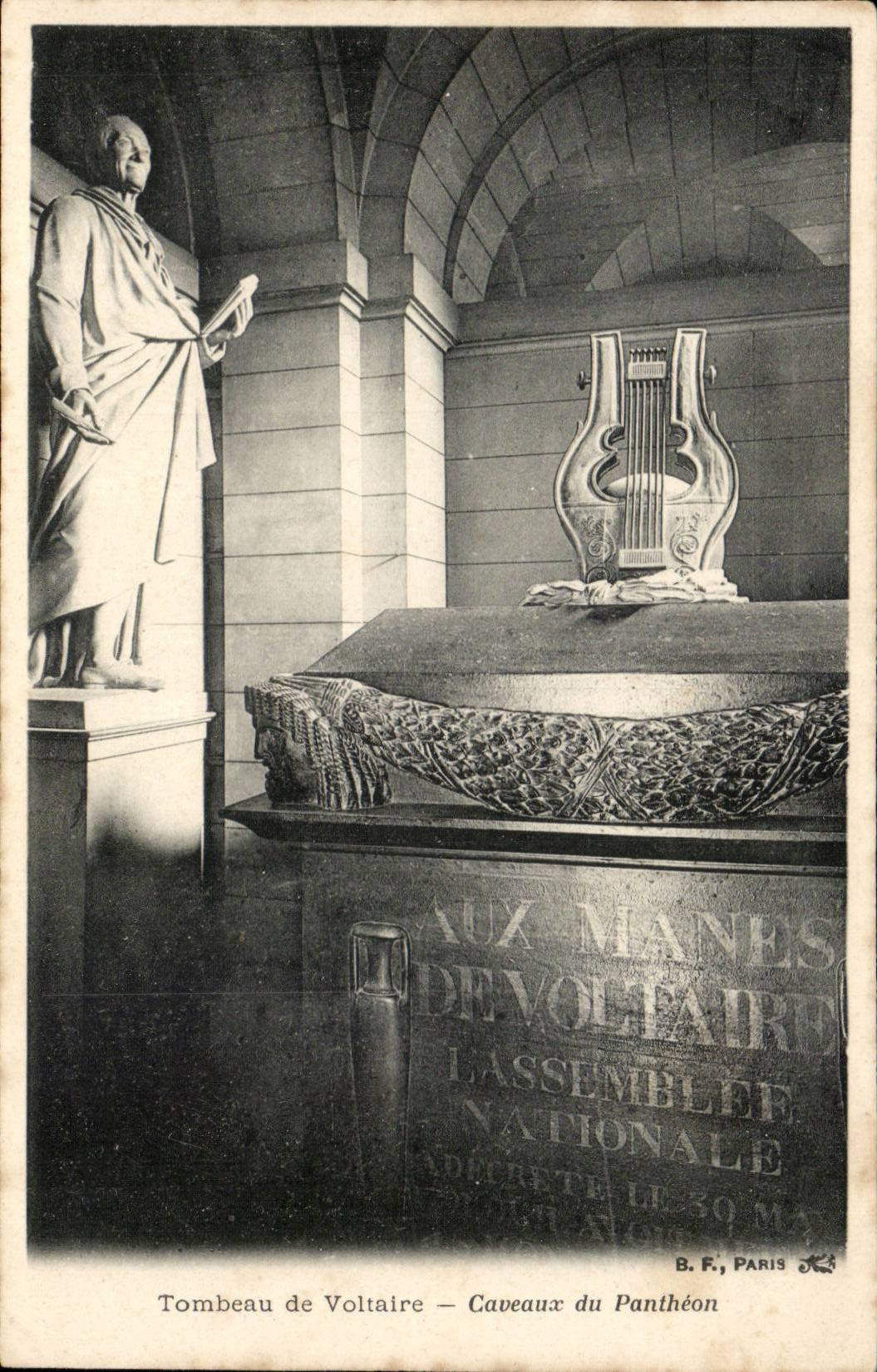 Paris 5 - Tombeau de Voltaire - Cavaux de Pantheon - CPA 