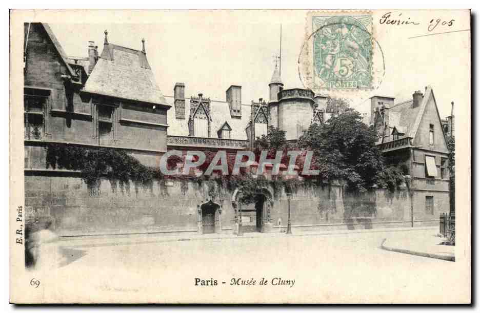 Paris - 6 - Musee de Cluny - CPA 