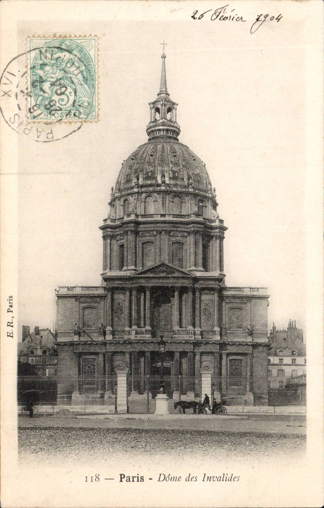 Paris - 7 - Dome des Invalides - CPA 