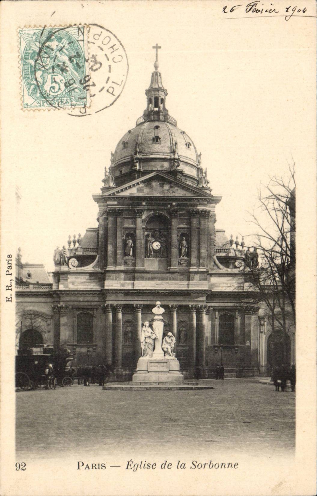 Paris - 3 - Eglise de la Sorbonne - CPA 