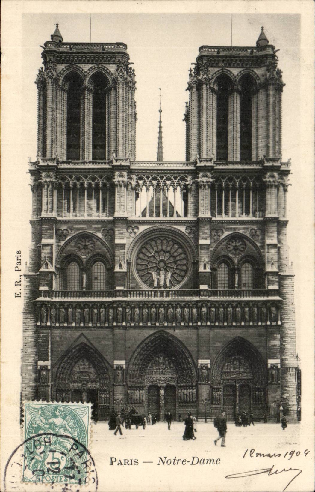 Paris - 4 - Notre Dame CPA 