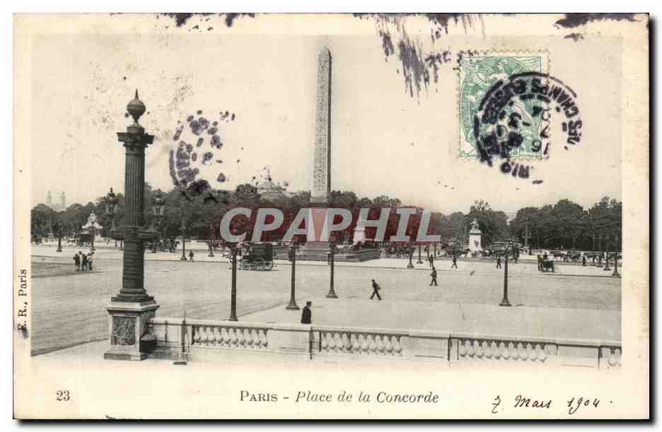 Paris - 8 - Place de la Concorde CPA 