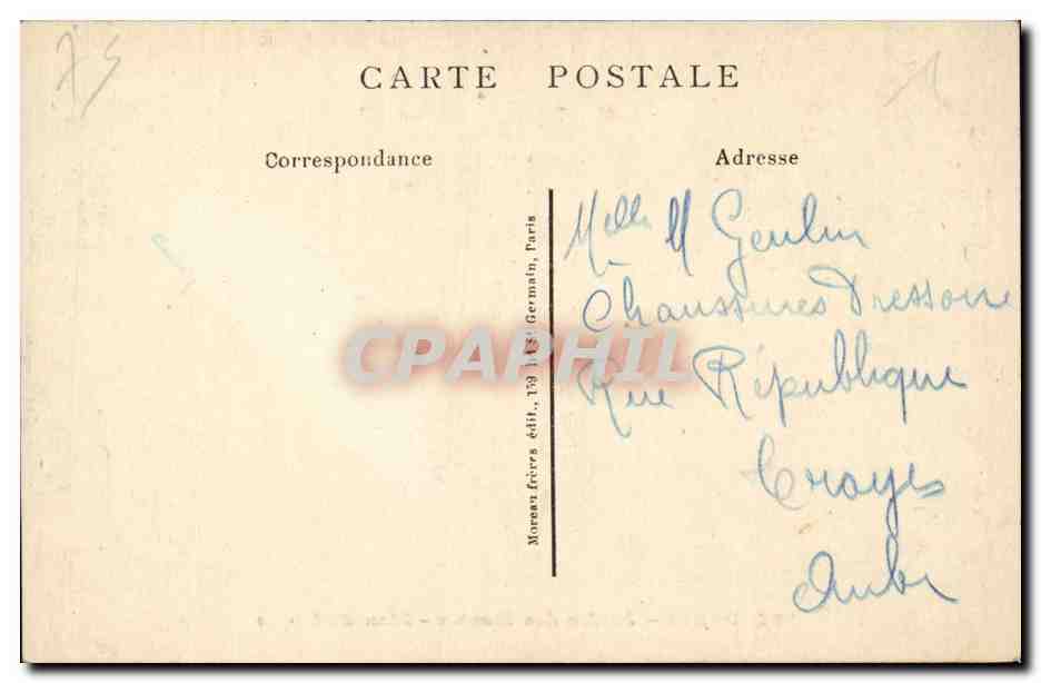 Paris - 5 - Jardin des Plantes - Lion d'Afrique - CPA  — Rückseite