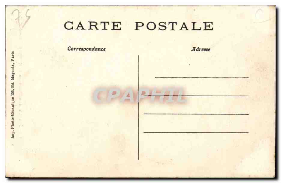 Paris - 5 - Jardin des Plantes - L'Hippopotame Kako - CPA  — Rückseite