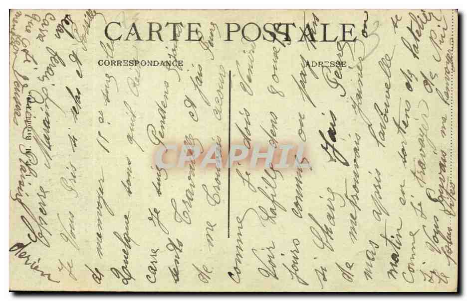 Paris - 5 - Jardin des Plantes - Hippopotame de Senegal - CPA  — Rückseite