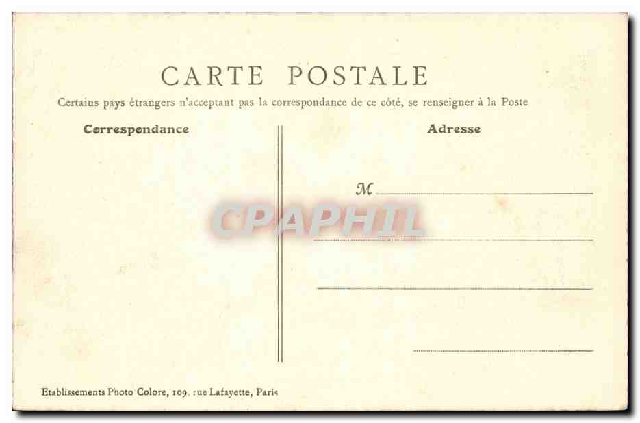 Paris - 2 - Boulevard des Italiens - CPA  — Rückseite