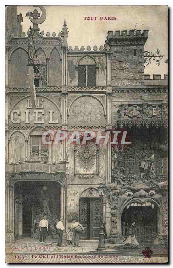 Paris - 18 - Boulevard de Clichy - Le Ciel et l'Enfer - Tout Paris - CPA 