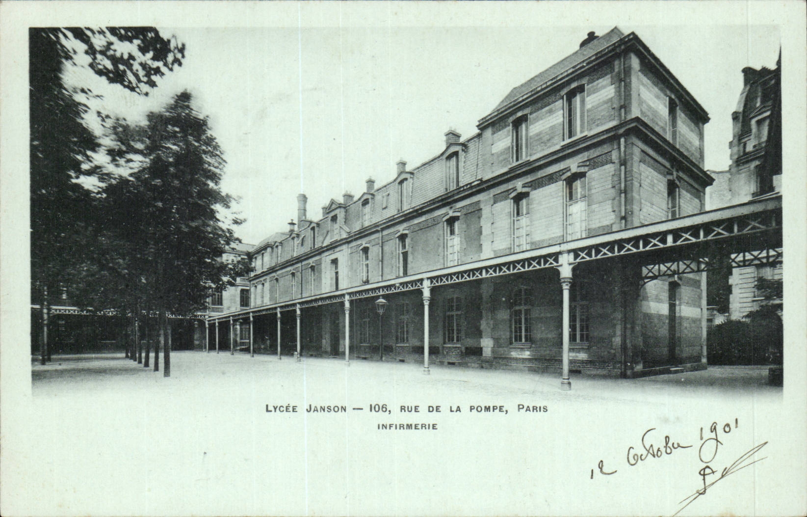 Paris - 16 - Lycee Janson - Rue de la Pompe - Infirmerie - CPA 