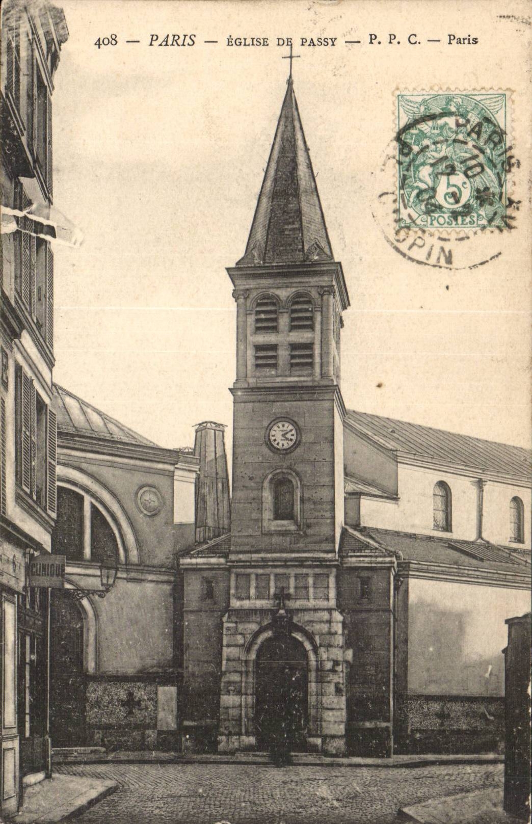 Paris - 16 - Eglise de Passy - CPA 