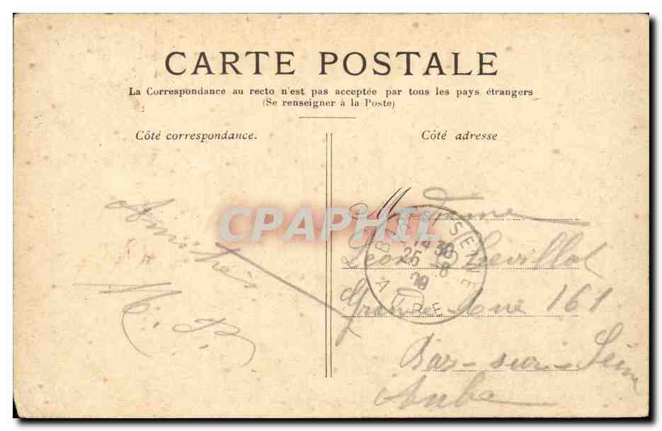 Paris - 1 - La Conciergerie - CPA  — Rückseite