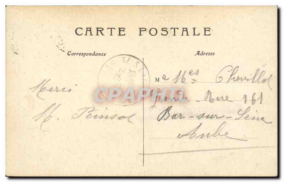 Paris - 8 - L'Avenue de l'Opera - CPA  — Verso