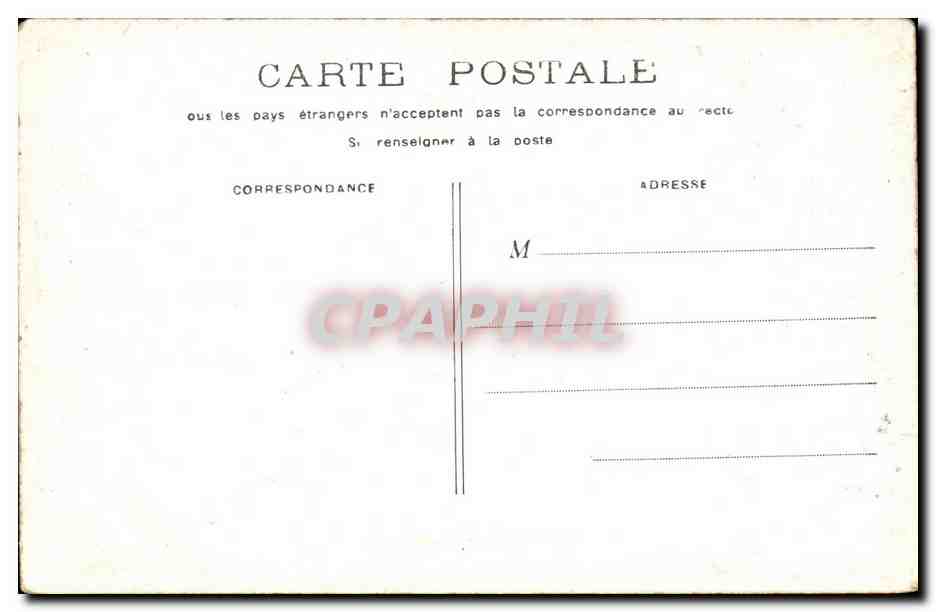 Paris - 6 - Le Palais du Luxembourg - CPA  — Rückseite