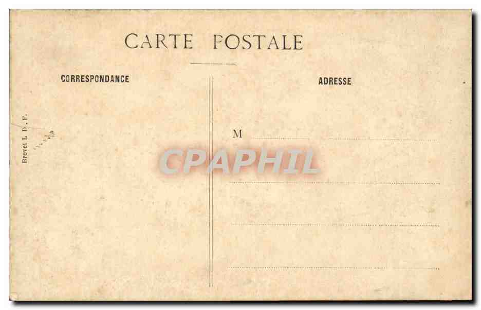 Paris - 15 - Chambre des Deputes - CPA  — Rückseite
