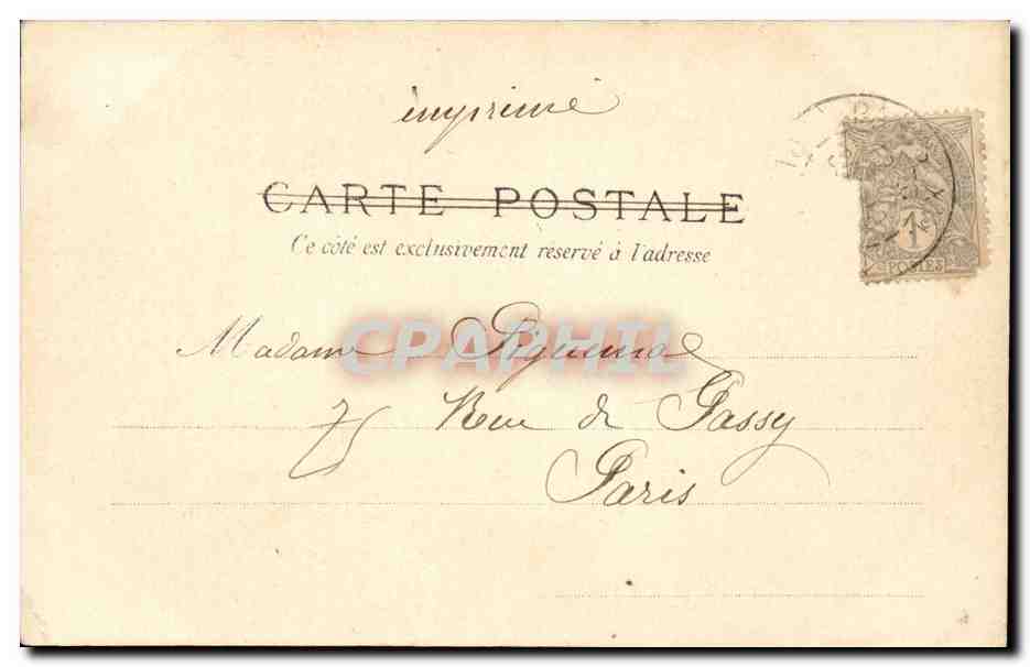 Paris — Combat naval Porte Maillot — Imprimerie Parisienne — Rückseite