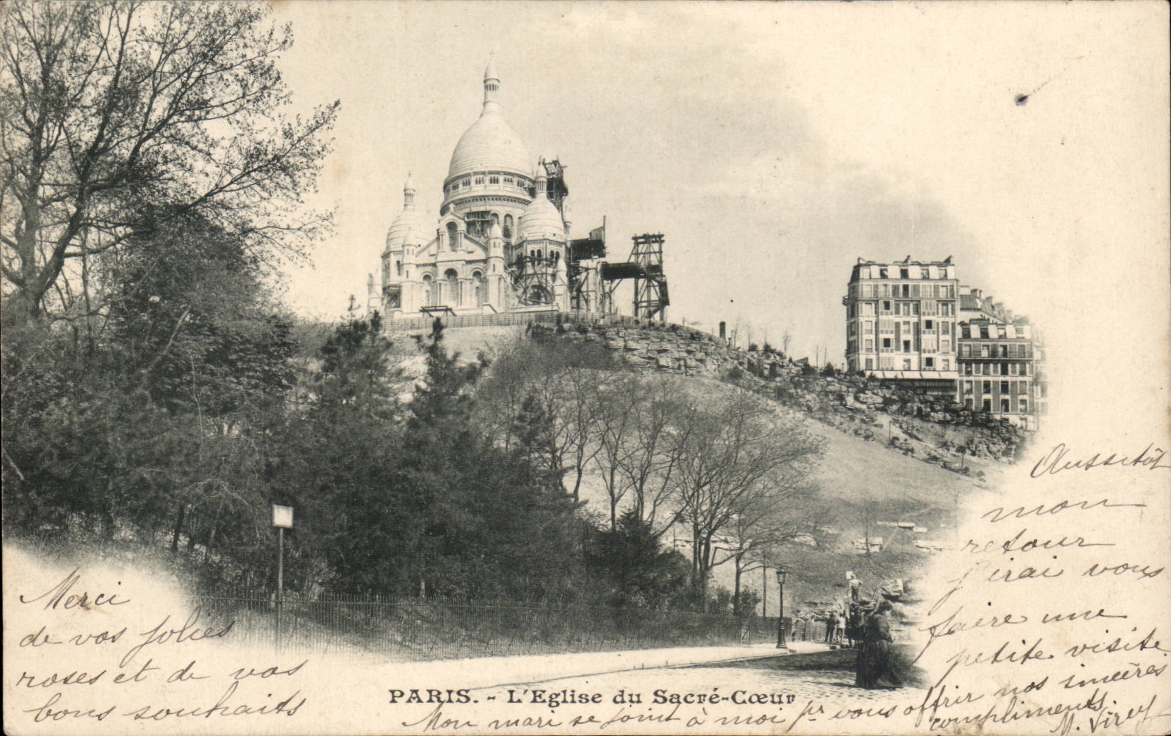 Paris - 14 - Montmartre - Le Sacre Coeur - CPA 