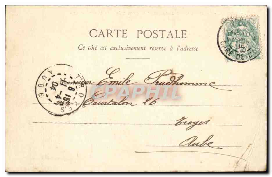 Paris - 14 - Montmartre - Le Pont Coulaincourt - bridge Le Cimetiere - CPA  — Verso