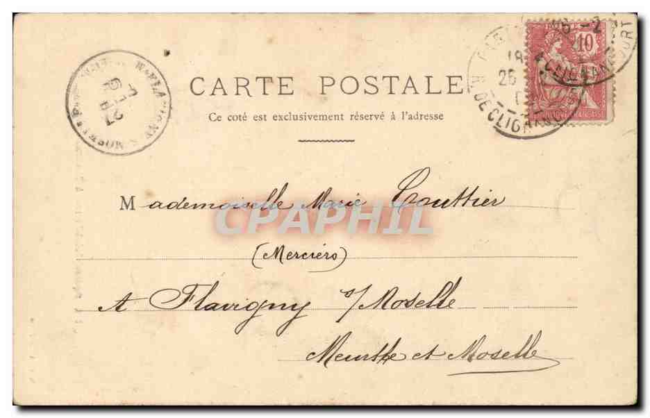 Paris - 14 - Montmartre 1903 - Le Sacre Coeur - CPA  — Verso