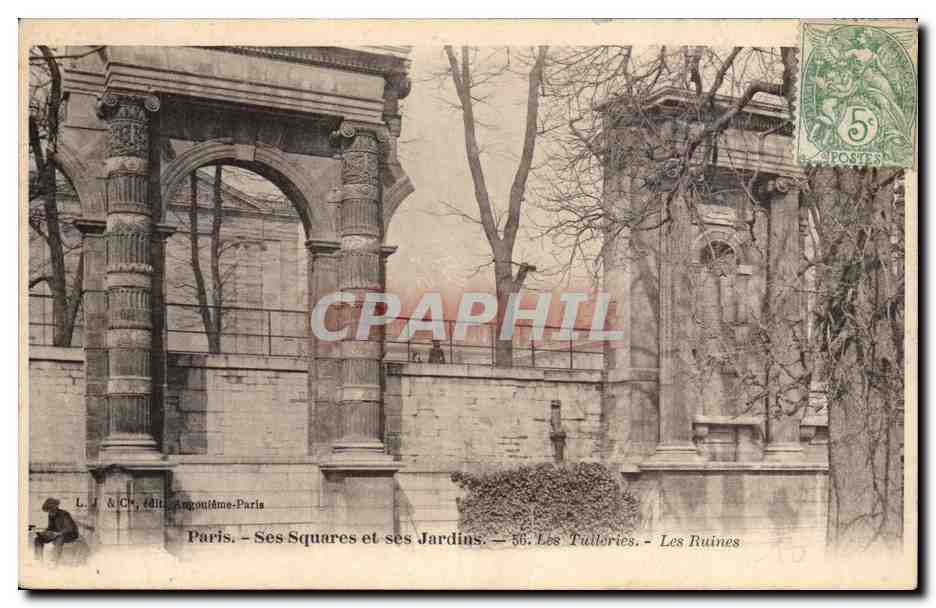 Paris - 1 - Les Tuileries - Ses Squares et Ses Jardin - CPA 