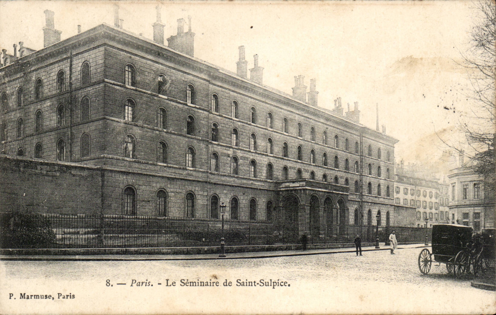 Paris - 6 - Le Seminaire de Saint Sulpice - CPA 