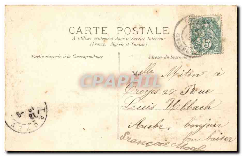 Paris - 6 - Le Seminaire de Saint Sulpice - CPA  — Rückseite