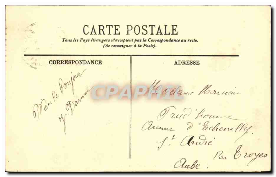 Paris - 10 - Boulevard Saint Martin et Saint Denis - CPA  — Rückseite