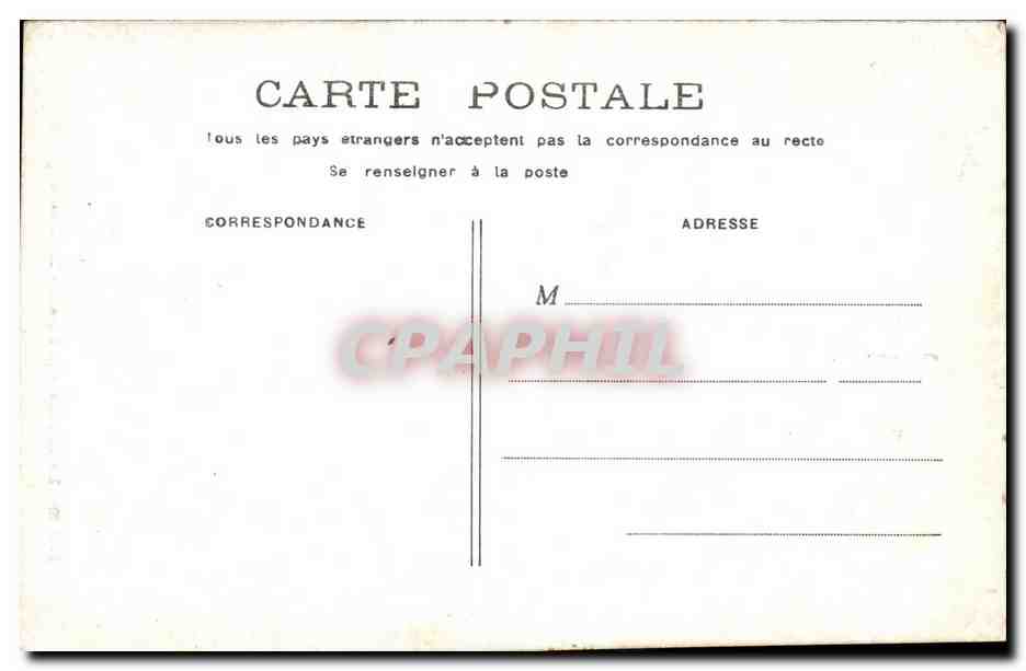 Paris - 1 - Le Marche aux Fleurs - La Conciergerie - CPA  — Rückseite